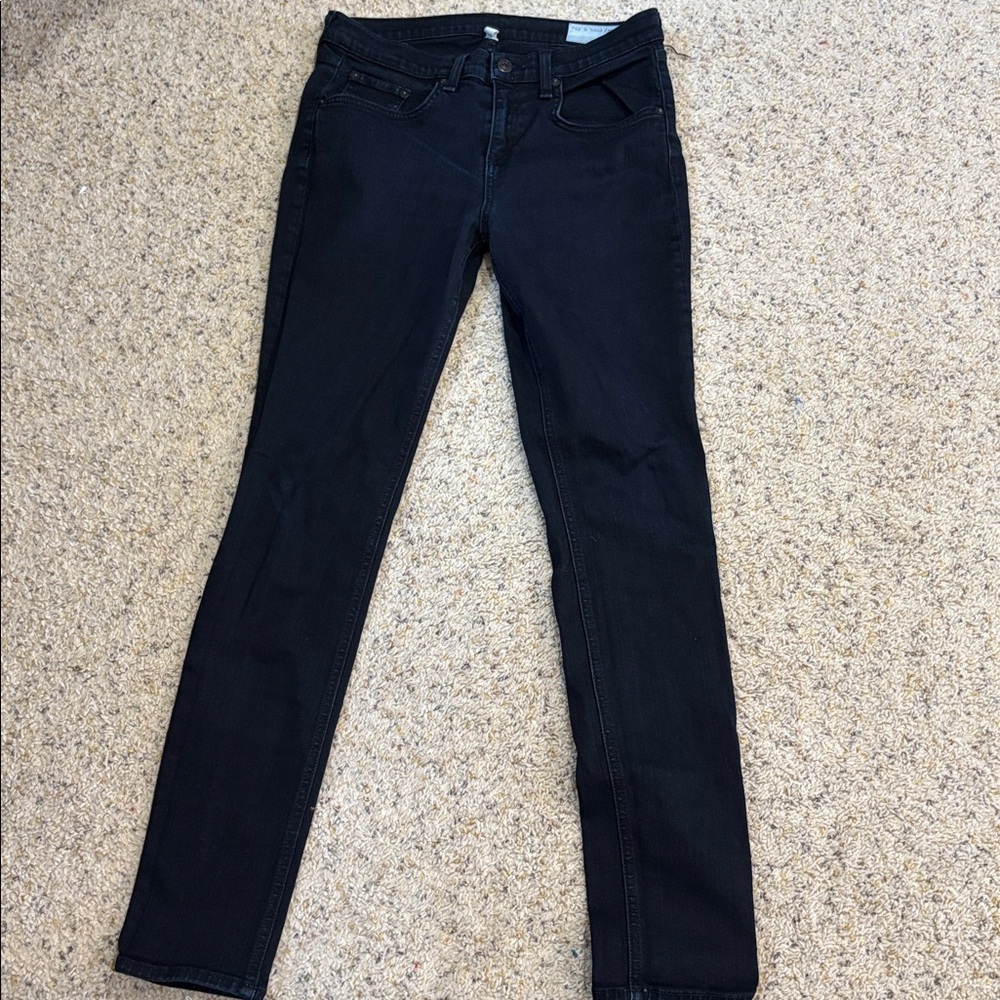 Rag & Bone Black 29 High Rise Skinny jeans